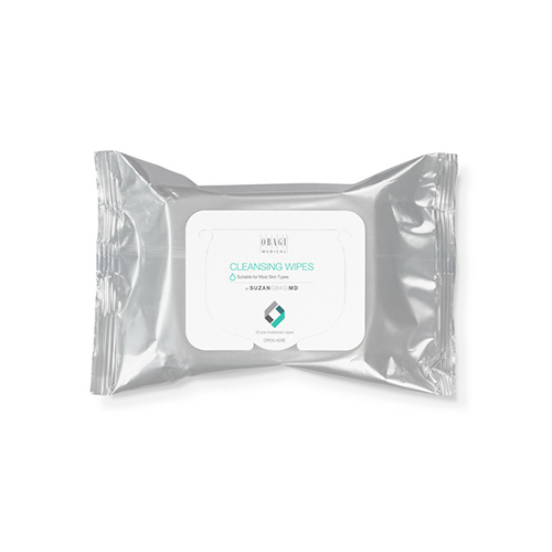 Obagi SUZANOBAGIMD On the Go Cleansing and Makeup Removing Wipes on white background