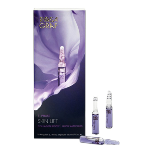 Rosa Graf 1-Phase Skin Lift Collagen Boost Ampoules - Glow on white background