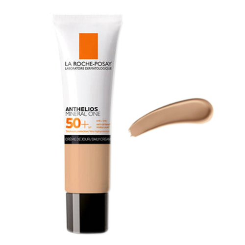 La Roche Posay Anthelios Mineral One SPF 50+ Tinted Facial Sunscreen - T02 on white background