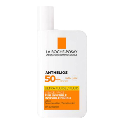 La Roche Posay Anthelios Ultra Fluid Face Lotion SPF 50+ on white background