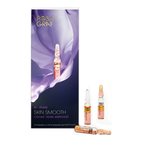 Rosa Graf BI - Phase Skin Smooth Caviar Ampoules - Pearl on white background