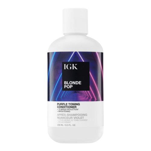 IGK Hair Blonde Pop Purple Toning Conditioner, 236ml/7.98 fl oz