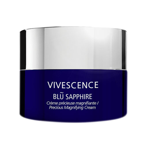 Vivescence Blu Sapphire Magnifying Precious Day Cream on white background
