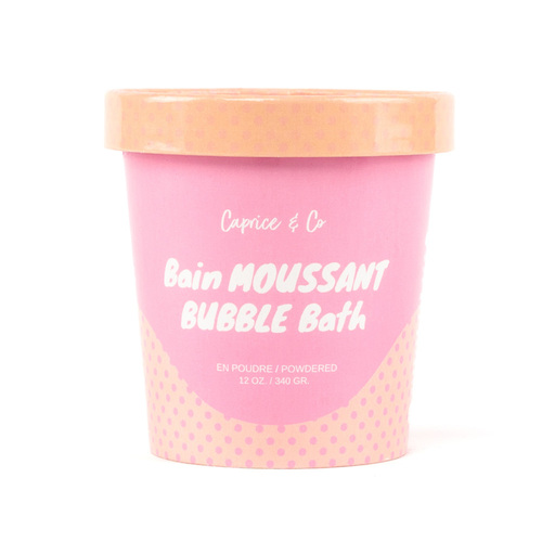 Caprice & Co. Bubble Bath - Pink on white background