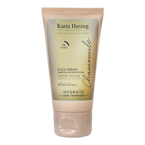 Karin Herzog Chamomile Face Cream Oxygen 1% on white background