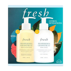 Citrus Sensations Shower Gel and Lotion Gift Set Duo on white background