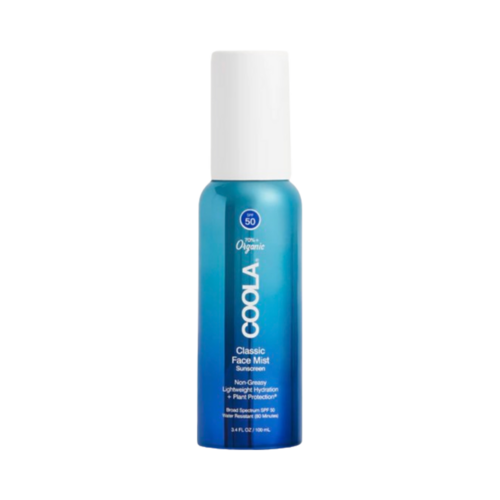 Coola Classic Face Sunscreen Mist SPF 50 on white background