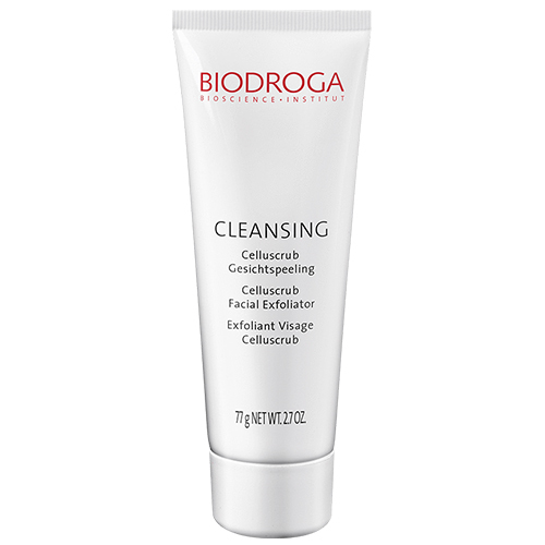 Biodroga Cleansing Celluscrub Facial Exfoliator on white background