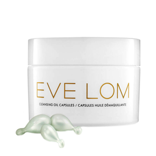 Eve Lom Cleansing Oil Capsules on white background