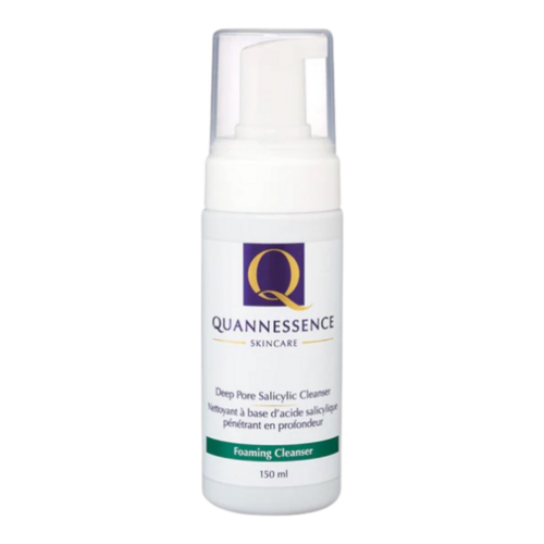 Quannessence Deep Pore Salicylic Cleanser 2% on white background