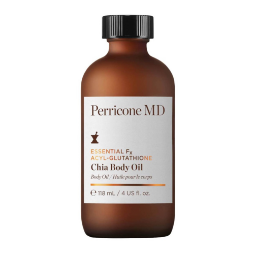 Perricone MD Essential Fx Acyl-Glutathione Chia Body Oil on white background