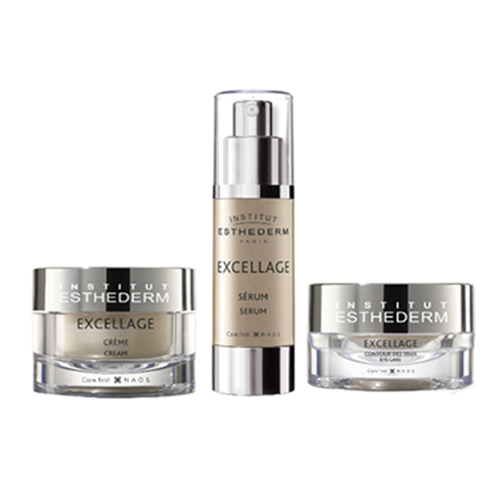 Institut Esthederm Excellage Trio on white background