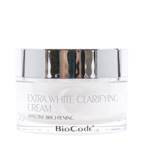 Bio Code Extra White Clarifying Cream on white background