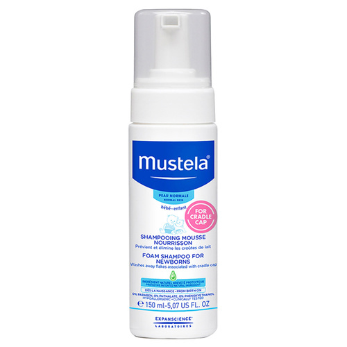 Mustela Foam Shampoo for Newborns, 150ml/5.1 fl oz