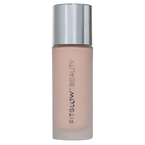 FitGlow Beauty Foundation + F2 - Light Cool with Peach Undertones, 30ml/1 fl oz