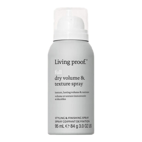 Living Proof Full Dry Volume and Texture Spray on white background