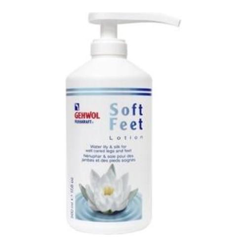 Gehwol Fusskraft Soft Feet Lotion on white background