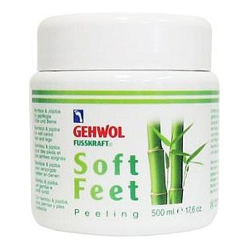 Gehwol Fusskraft Soft Feet Peeling Scrub on white background