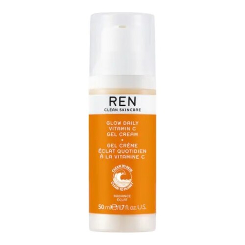 Ren Glow Daily Vitamin C Gel Cream on white background