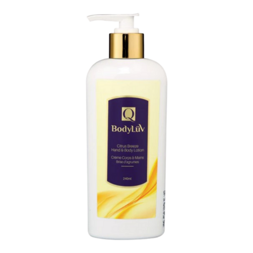Quannessence Hand and Body Lotion on white background