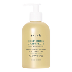 Hesperides Grapefruit Body and Hand Wash on white background