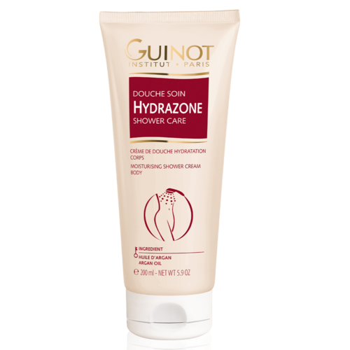 Guinot Hydrazone Moisturizing Shower Cream on white background