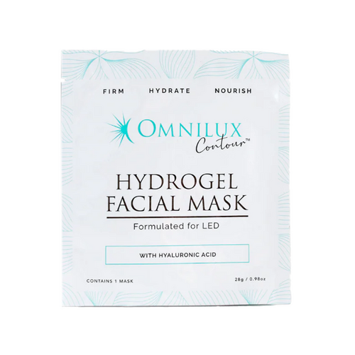 Omnilux Hydrogel Facial Mask, 12 pieces