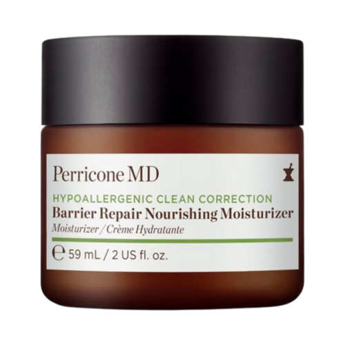 Perricone MD Hypoallergenic Clean Correction Barrier Repair Nourishing Moisturizer on white background