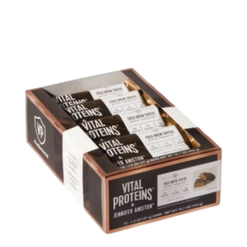 Vital Proteins Jennifer Aniston Protein Bar - Cold Brew Coffee, 12 pieces