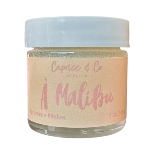 Caprice & Co. Lip Scrubs - A Malibu on white background