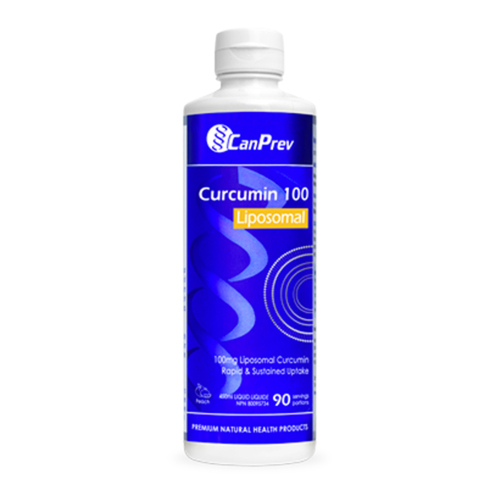 CanPrev Liposomal Curcumin 100 - Peach, 450ml/15.22 fl oz