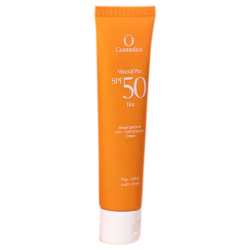 O Cosmedics Mineral Pro SPF 50 - Tinted on white background