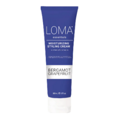 Loma Organics Moisturizing Styling Cream and Body Lotion on white background