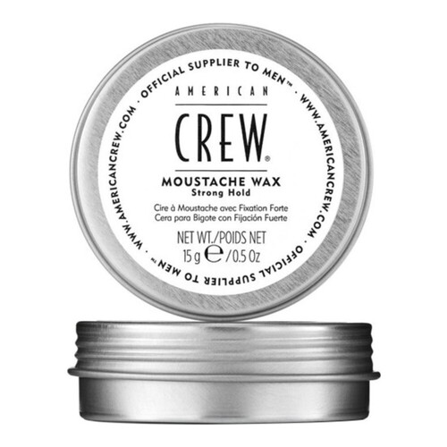 American Crew Moustache Wax on white background