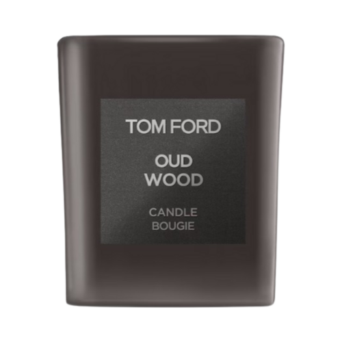 Tom Ford Oud Wood Candle on white background