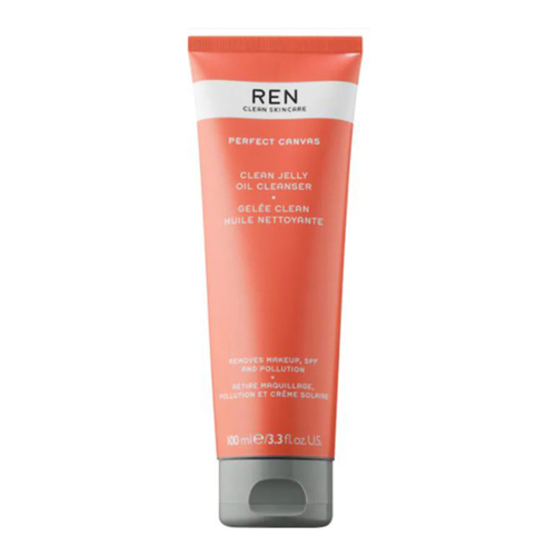 Ren Perfect Canvas Clean Jelly Oil Cleanser on white background