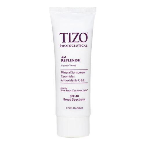TiZO Photoceutical AM Replenish Non-Tinted SPF 40 on white background