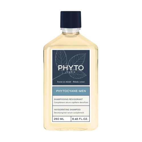 Phyto Phytocyane-Men Invigorating Shampoo on white background