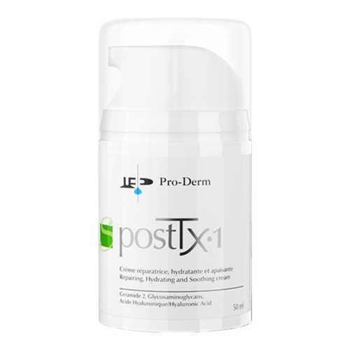 ProDerm PostTx 1 Cream on white background