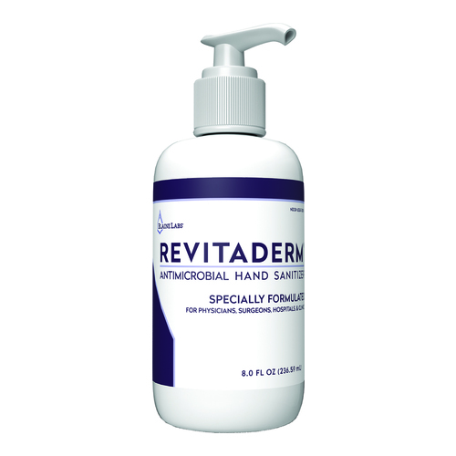 Dr.Blaines Revitaderm Antimicrobial Hand Sanitizer on white background