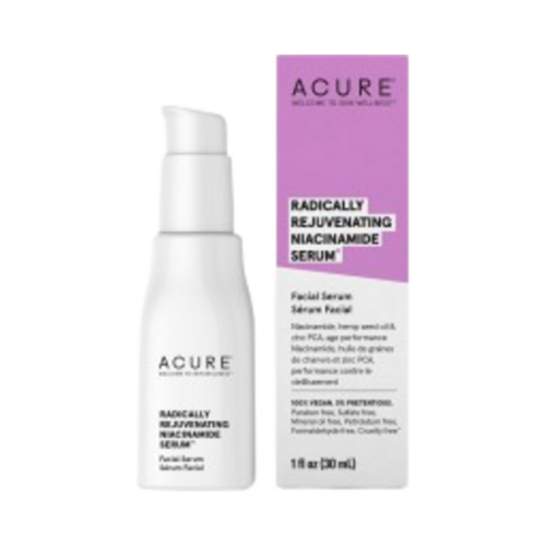 Acure Rejuvenating Niacinamide Serum on white background
