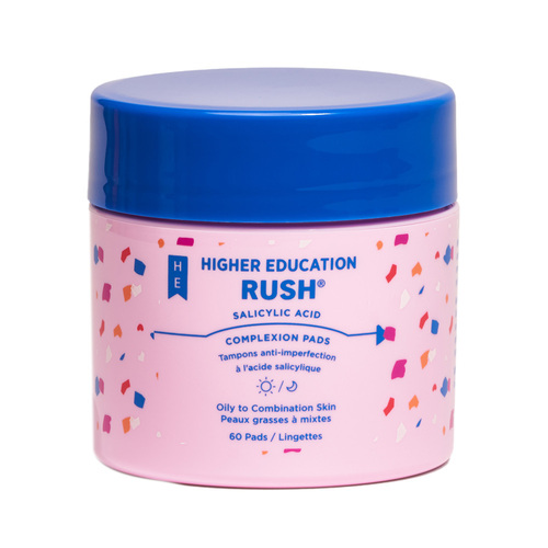 Higher Education Rush Salicylic Acid Complexion Pads on white background