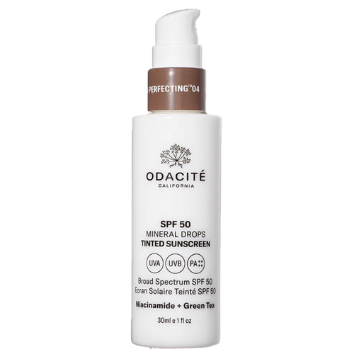 Odacite SPF 50 Tinted Mineral Drops - 01 Fair with Cool Undertones on white background