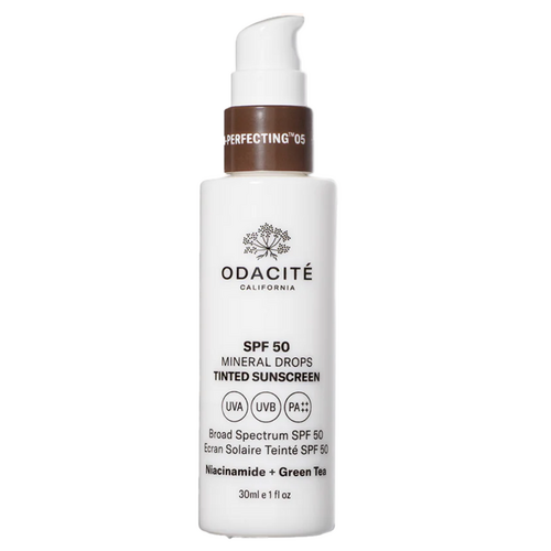 Odacite SPF 50 Tinted Mineral Drops - 01 Fair with Cool Undertones on white background