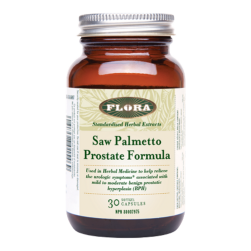 Flora Saw Palmetto Prostate Formula on white background