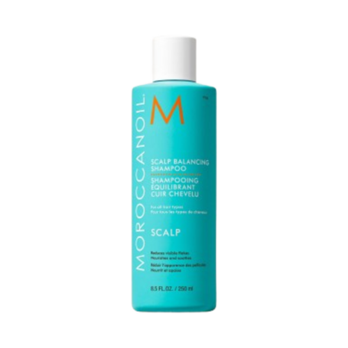 Moroccanoil Scalp Balancing Shampoo on white background