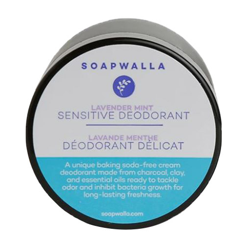 Soapwalla Lavender Mint Sensitive Deodorant - Travel Size on white background