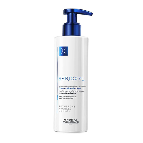 Loreal Professional Paris Serioxyl Shampoo for Colored Hair on white background