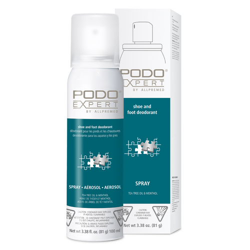 Podoexpert by Allpremed  Shoe and Foot Deodorant Spray, 100ml/3.4 fl oz