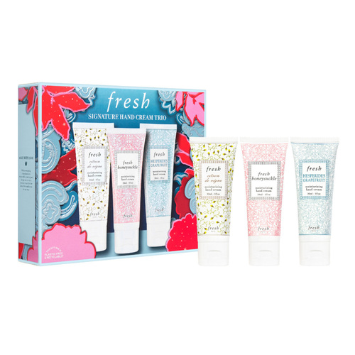 Fresh Signature Hand Cream Gift Set Trio on white background